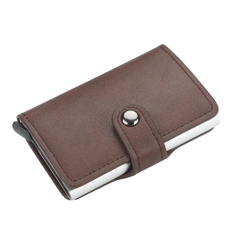 

2020 Anti-Theft RFID Aluminum Bank Credit Card Holder Men Wallet Mini Wallet Business ID Card Holder Money Bag