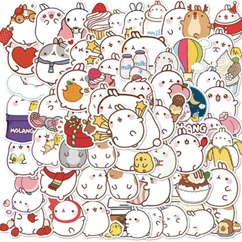 

50pcs/pack explorer cute rabbit cartoon graffiti sticker luggage bicycle refrigerator guitar skateboard waterproof toy sticker