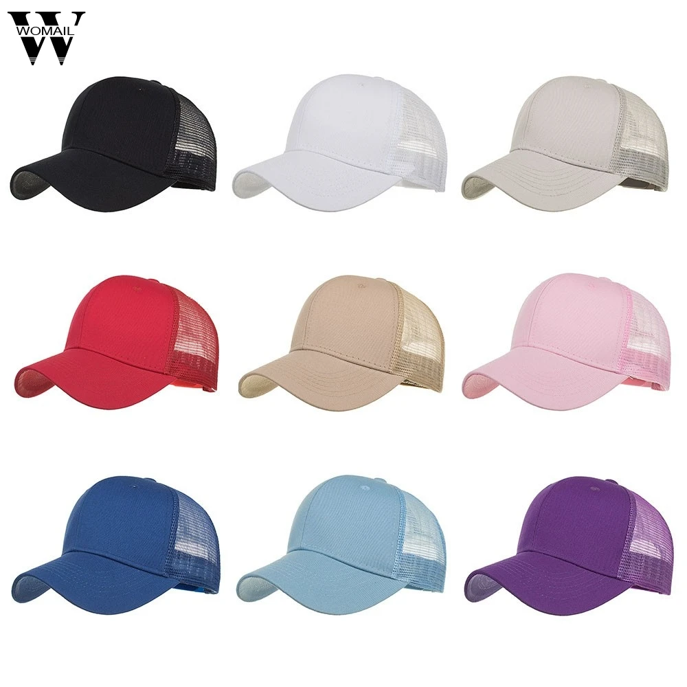TELOTUNY бейсбольная кепка конский хвост для женщин грязная булочка Snapback летние