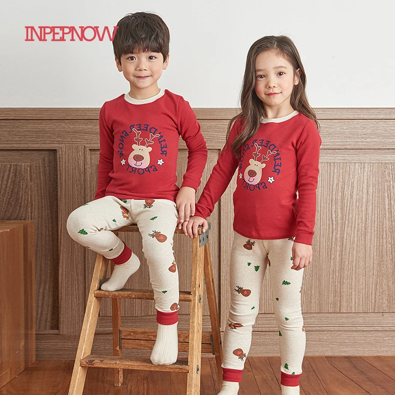 

2019 Cartoon Christmas Pajamas Kids Pajamas for Boy Warm Baby Pajamas for Girls Pyjamas Nightdress Boy Homewear Pyjamas Kids 11