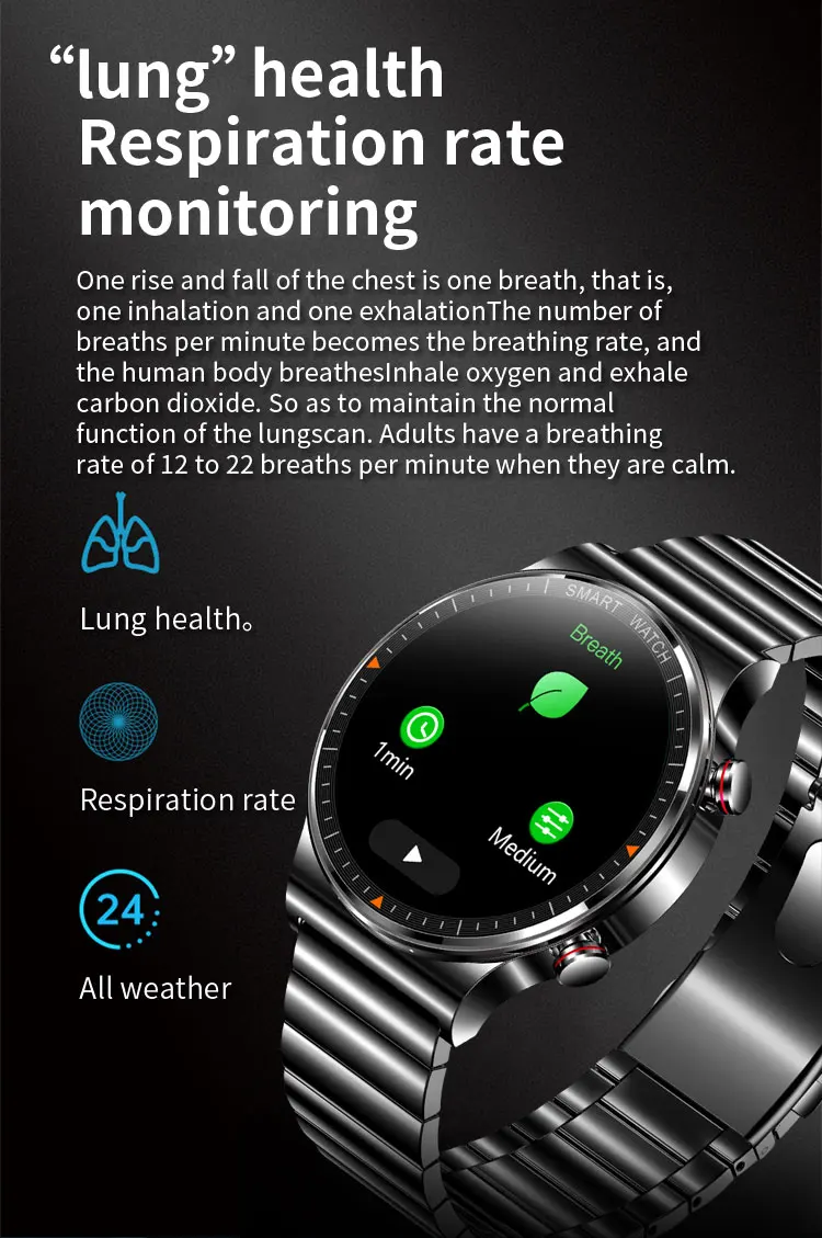 New 454*454 HD Smart Watch Full Touch Screen Mens Bluetooth Call Smartwatch IP68 Waterproof Music Player Fitness Tracker Watches