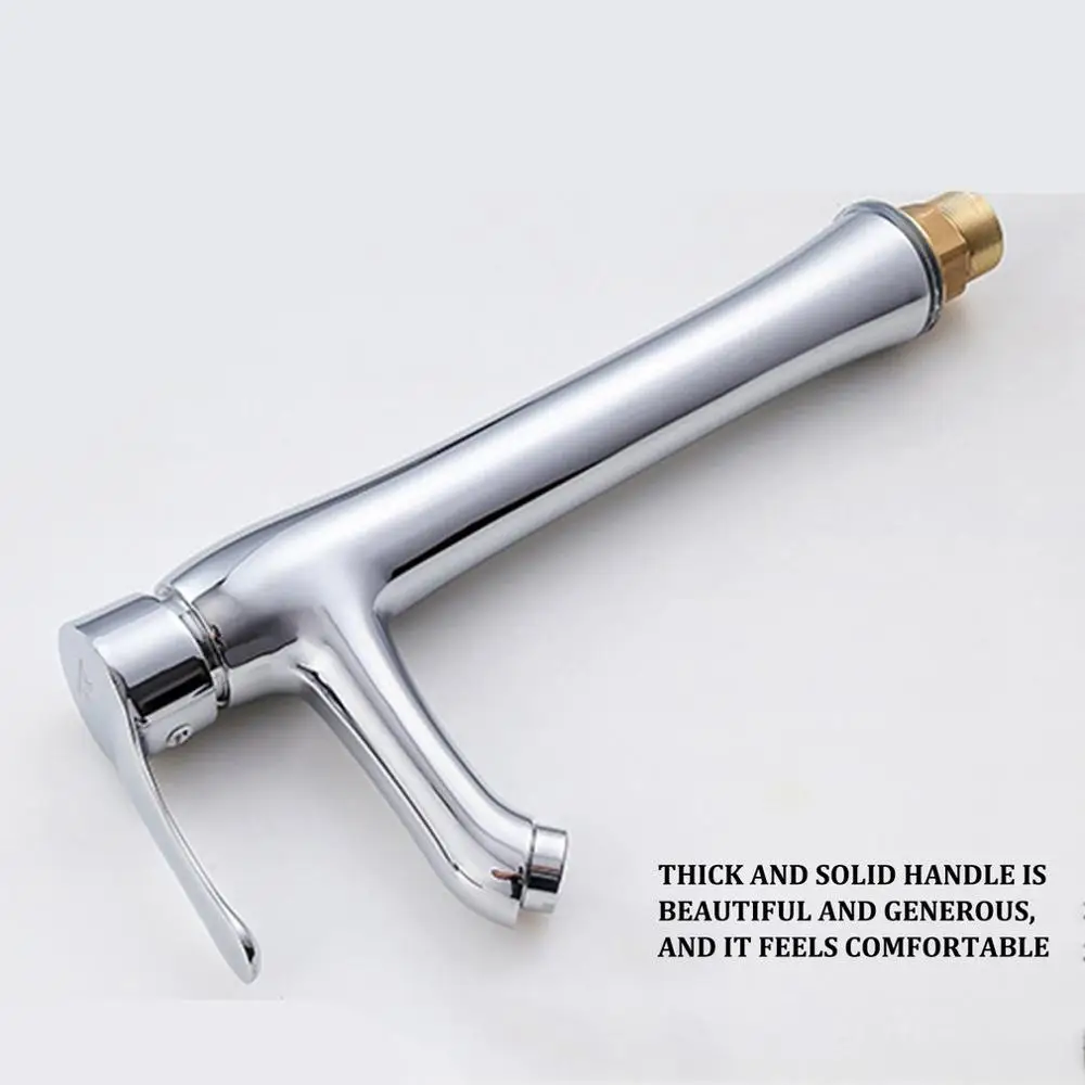 Сплав с одним отверстием, кухонный мгновенный нагрев кран Вращающийся горячей и холодной двойного использования быстрый нагрев водопроводный клапан