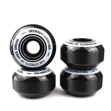 4 Wheel Double Rocker Skate Board Professional Action Wheel Street Scooter 95A Bones Bearings Rullebrett Skateboard Wheel 50LZ