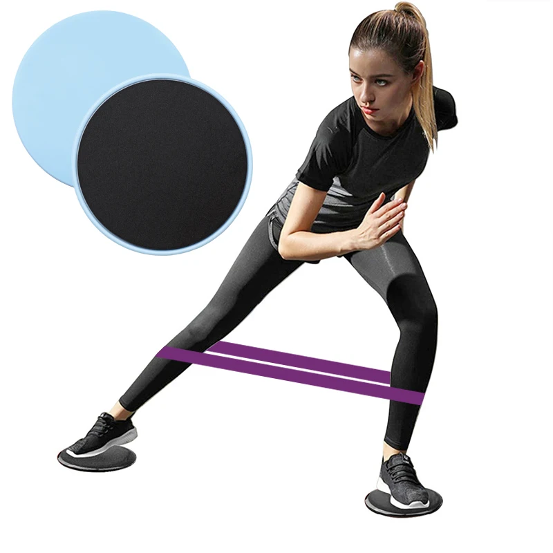 

2pcs Gliding Discs Slider Fitness Disc Exercise Sliding Plate Abdominal Core Muscle Training Yoga Sliding Disc Fitness Equipment