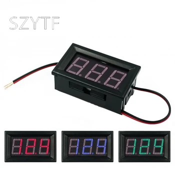 

Wire DC voltmeter DVM 0.56 inch LED polarity protection DC4.5V-30.0V