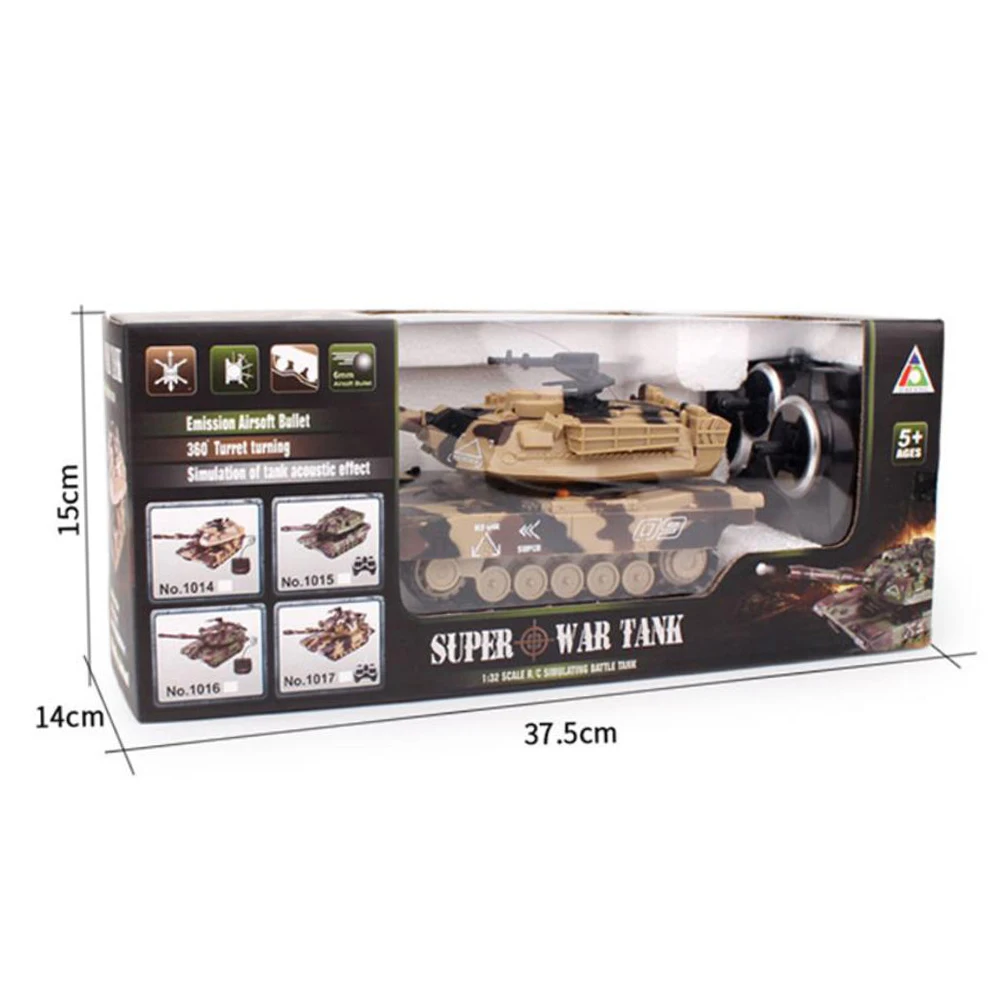 1:32 Радиоуправляемый Военный танк, тактический автомобиль, главный боевой военный Радиоуправляемый танк с пулями, модель электронного хобби, игрушки для мальчиков