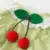 Cat Dresses Cat Shirt Lace Breathable Ice-silk Cat Cherry T-Shirt for Puppy cute gift Pet Clothes cat dress silk dress cherry