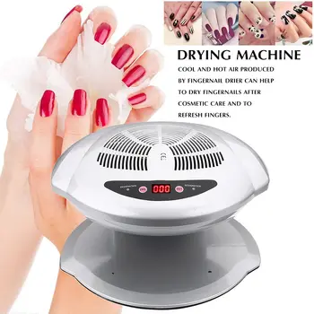 

Auto Induction Sensors Nail Dryer 220-240V Warm Cool Wind UV Gel Polish Varnish Drying Manicure Blower PTC Heating Element
