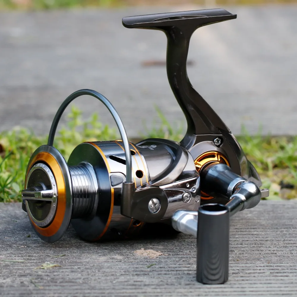 Sougayilang Feeder Spinning Fishing Reel Aluminum Spool Left Right 5.