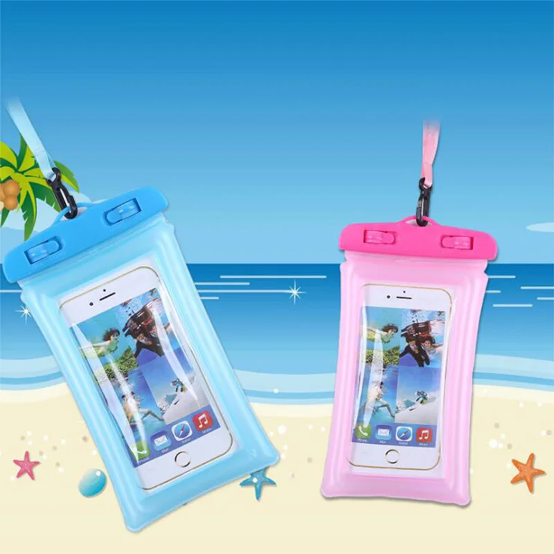 

HAOJIE Waterproof Phone Pouch Floating IPX8 Waterproof Swimming Phone Case Diving Storage Bag Phone Accessories for Smart Phones