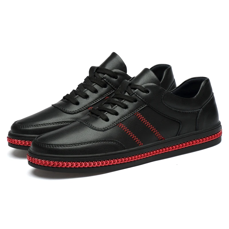Leather men's shoes breathable and comfortable wear shoes lightweight shoes versatile shoes