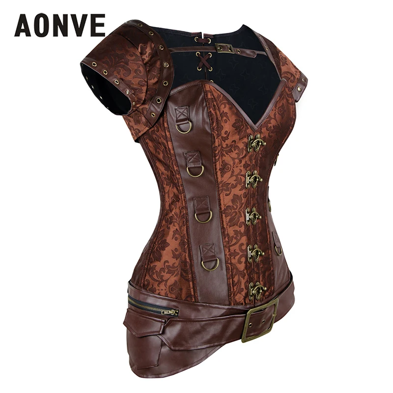 vintage brown corset (11)