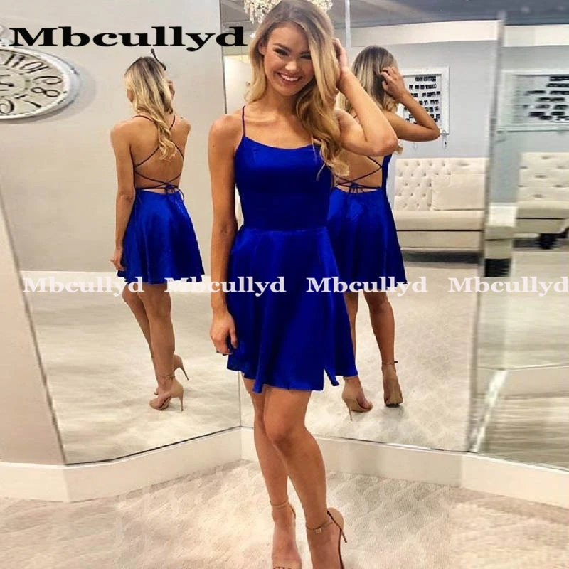 Short Cocktail Dresses 2020 Sexy Royal 