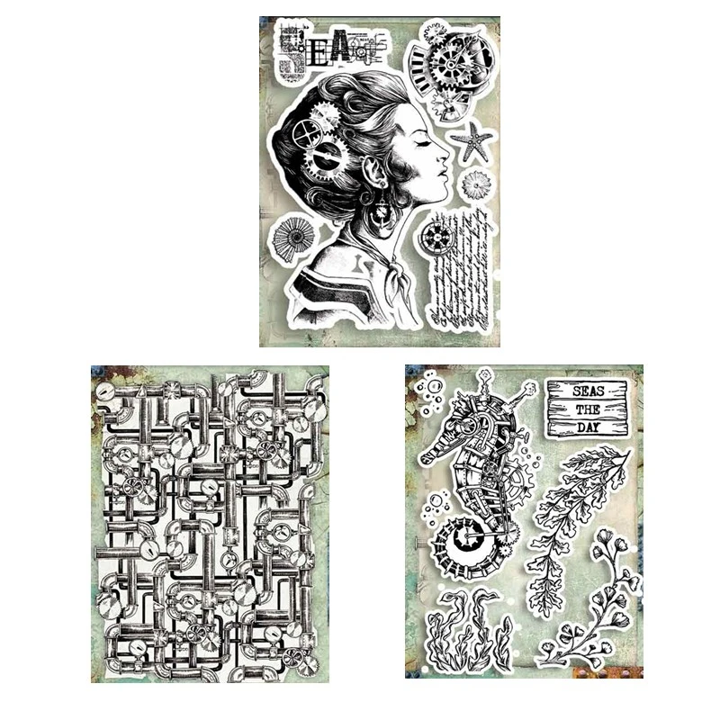 15x20 см 2020 DIY Новые штампы для скрапбукинга и прозрачные изготовления открыток HD