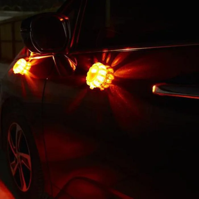 Светодиодный сигнал светофора Сильный магнитный безопасности дорожный фонарик аварийные огни FKU66