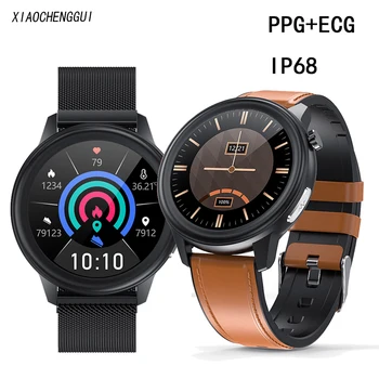 

New Smart Watch ECG+PPG IP68 waterproof Blood oxygen Temperature electrocardiogram respiratory rate blood pressure heart rate