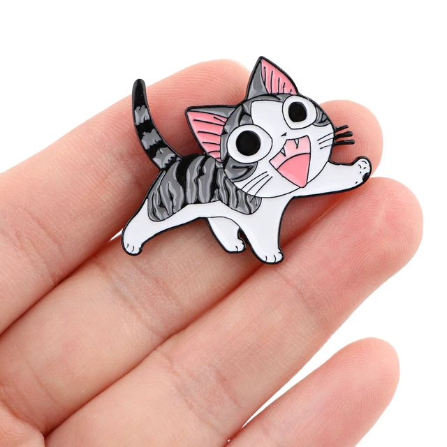 Kawaii tailmon gato difícil esmalte pinos bonito dos desenhos