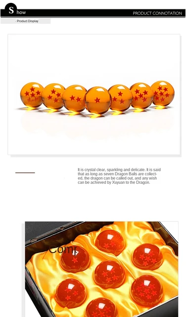 Figuras De Acción De Dragon Ball, 7 Estrellas, Bola De Cristal 3d,  Pentagrama, Esfera De Resina, Modelo Coleccionable, Decoración, Regalo Para  Niños - Juguetes De Acción - AliExpress