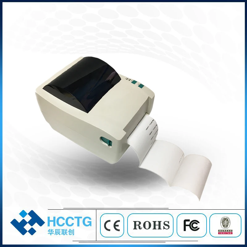 RS232C + USB 112 мм настольный штрих-кода POS Термальность принтер этикеток HCC-TL51 |