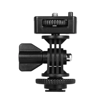 

Cold Shoe Mount Adapter On-Camera Mount Adapter with 1/4" Screw for DSLR Camera LED Video Monitor Bracket Holder Hot Shoe Adjust
