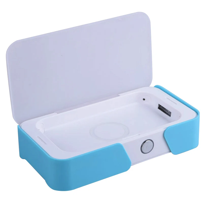

2019 Hot UV Light Cleaner Intelligent Voice Universal Wireless Charger Multifunctional Box for Smartphones For DOY