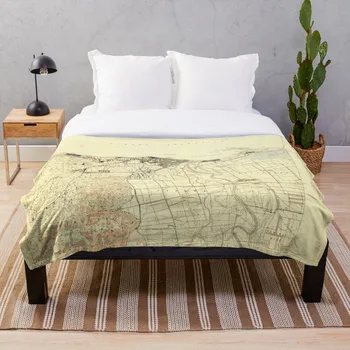 

USGS TOPO Map Puerto Rico PR Arecibo NO 361926 1950 10000 Blanket Wool Flannel Plush Blanket Bedspread For office Sherpa Blanket