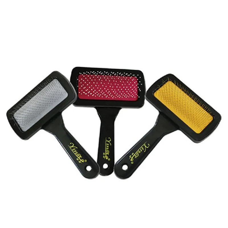 

Pet Grooming Comb For Cats Dogs Steel Pin Dog Hair Trimmer For Long Hair Pets Pin Teeth Brush Combs Cat Slicker Pet Supplies