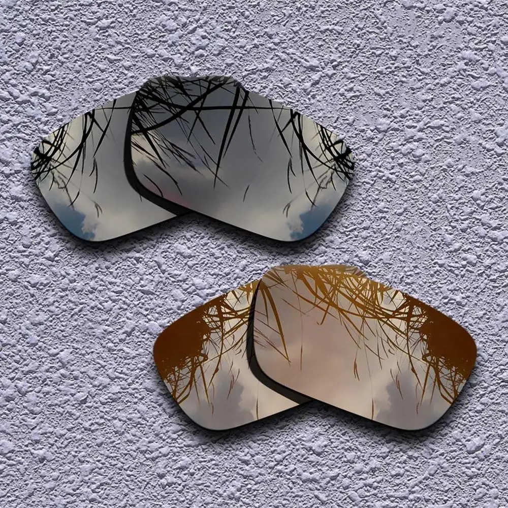 Black-Brown 2 пары поляризованных сменных линз для солнцезащитных очков Оукли-несколько вариантов - Цвет линз: Black-Brown