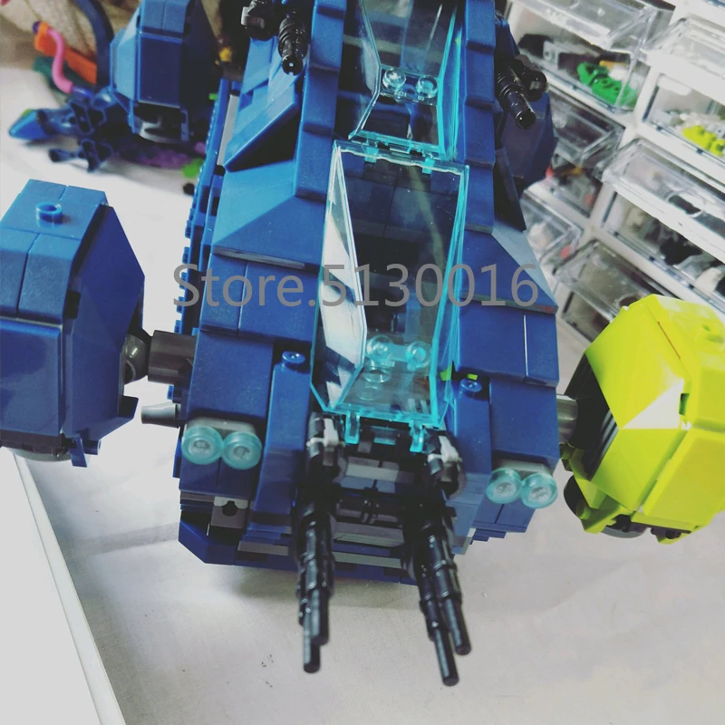 45012 фильмы 2 серии The Rex's Rexplorer 1325 шт Строительные блоки Совместимые 70835 11241 кирпичи строительные игрушки подарки