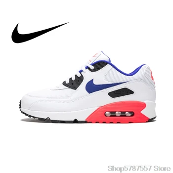 

NIKE-AIR MAX 90 Men's Sports Shoes Running Shoes Outdoor Lace Up Original Classic Years 537 384-136