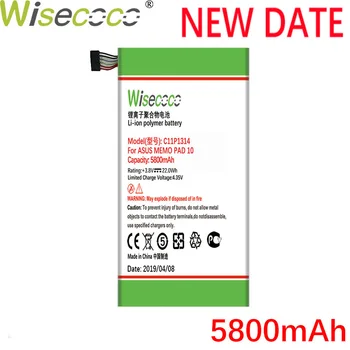 

WISECOCO 5800mAh C11P1314 NEW Battery For ASUS MeMo Pad 10 ME102A 10.1 inch Tablet PC Latest Production High Quality Battery