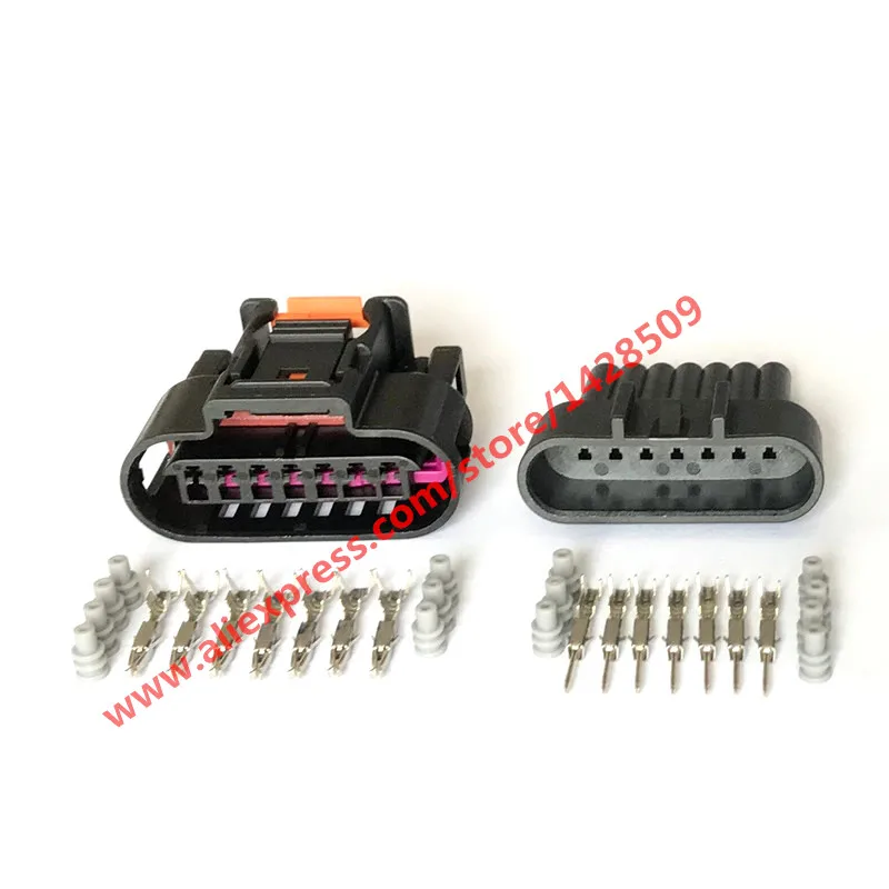 

10 Sets 7 Pin 1930-0958 Automotive Ignition Coil Plug Auto Connector For Chevrolet Malibu Cruze Buick GM Opel Astra