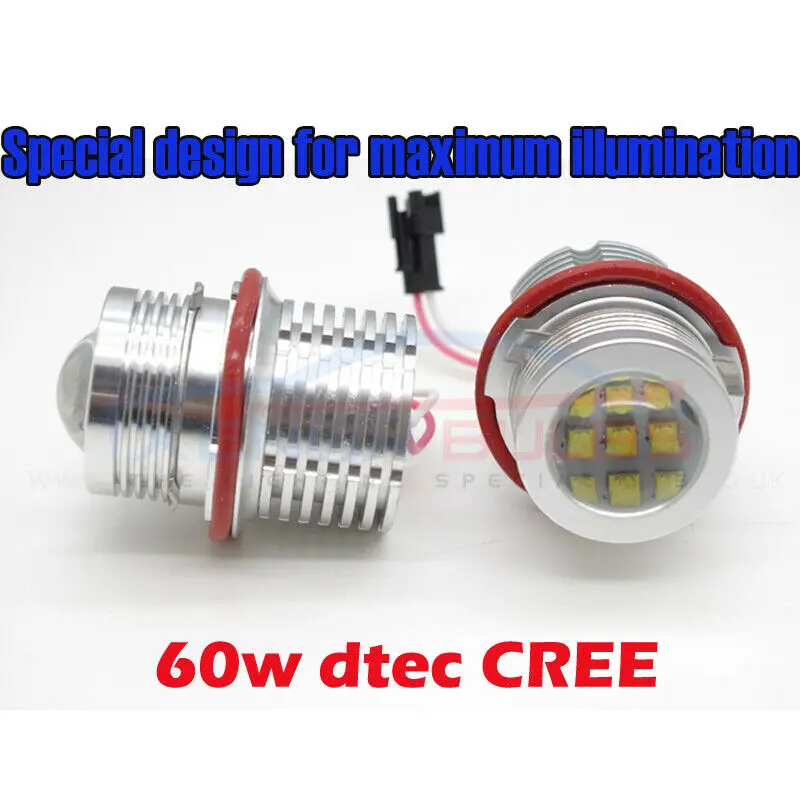 Светодиодсветодиодный лампа-гало BOWEN 60 Вт CREE Angel Eye для BMW E39 5-Series E59 E53 E60 E63 E64 A14 |