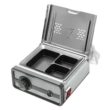 

Dental 3 Well Analog Wax Melting Dipping Pot Heating Analog Heaters Melter Dentist Lab Equipment Tools Orthodontic Supplies