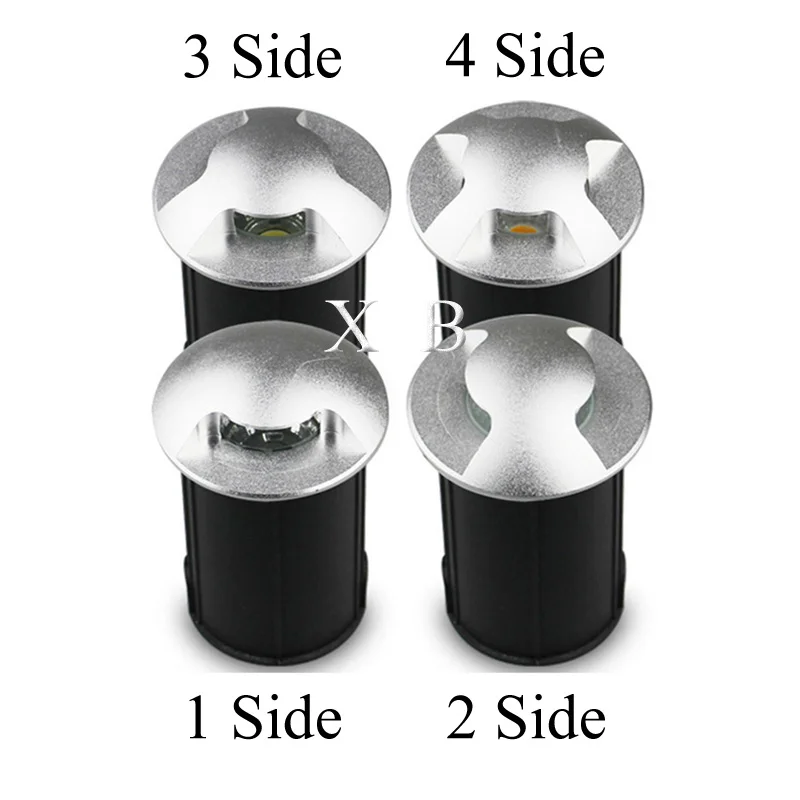 4 PACK 3W 5W Waterproof LED COB Underground Light Outdoor Ground Garden Path Floor Buried Yard Spot Landscape IP68 DC12V AC220V 3