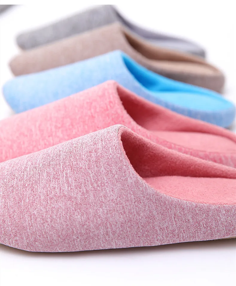 Suihyung/домашние тапочки; сезон осень-зима; женские и мужские мягкие Нескользящие шлепанцы на плоской подошве; теплая Домашняя обувь для влюбленных; легкая хлопковая обувь