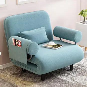 

Folding sofa bed dual-use small apartment push-pull space multi-functional simple study living room sofa single luxury chair