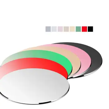 

3 Colors Round Aluminum Alloy Mouse Pad Round Double-sided Game Office Dual-use Waterproof Anti-skid Gaming Mouse Mat