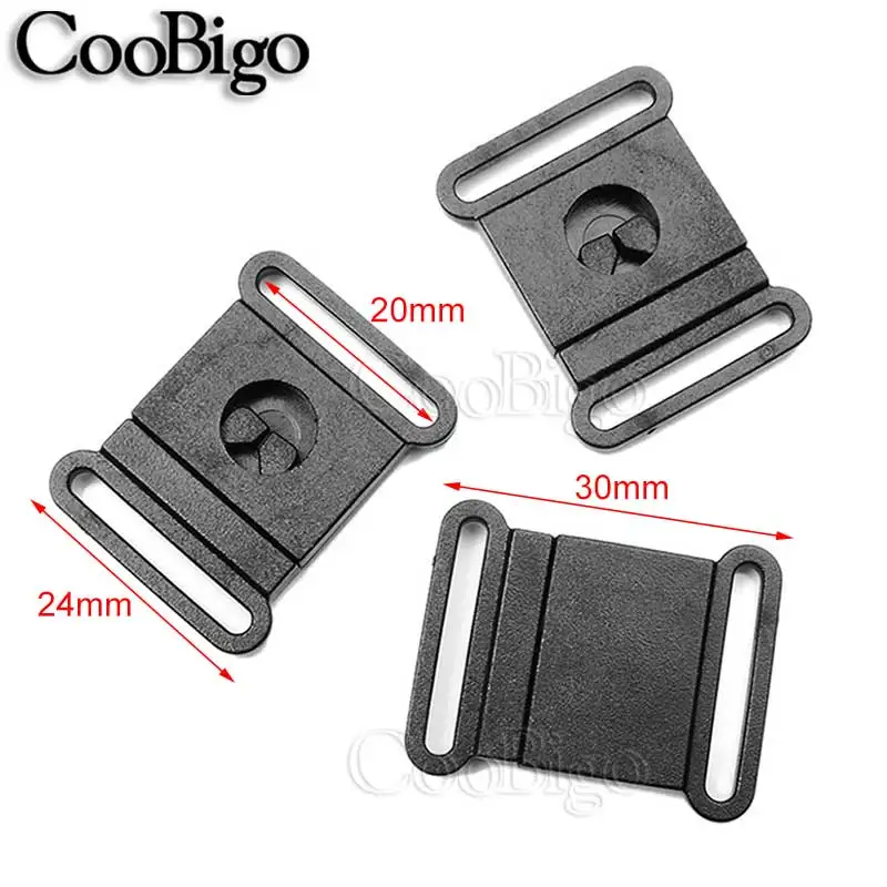 20mm Webbing 1000 шт. пластиковые ремни для безопасности, пряжки для бюстгальтера для домашних животных, ремни для воротника, аксессуары, Размер 3/" 5/8" 3/" 1" - Цвет: 20mm Webbing