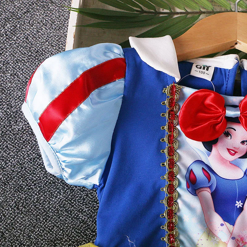 Платье для девочек; рождественские детские платья для девочек; vestido infantil; платье принцессы Белоснежки; fille menina; костюм; элегантные платья для малышей