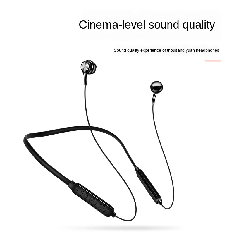 Waterproof Sport Earbud Earphone Bluetooth 5 0 Wireless Headset Magnetic Neckband Earphones IPX5 with Noise Cancelling Mic