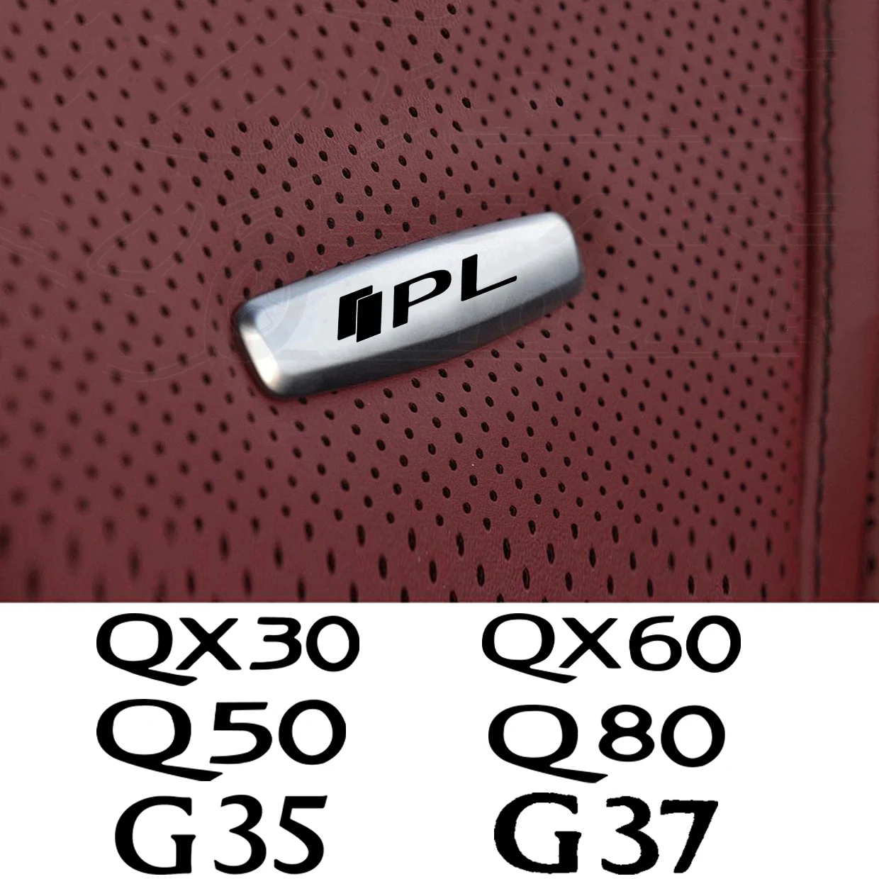 Car Chair Seat Sticker Front Tuning Badges Metal For Infiniti Q50 Q30 Q60 Q70 IPL QX50 QX30 QX60 QX70 QX80 car accessories | Автомобили и
