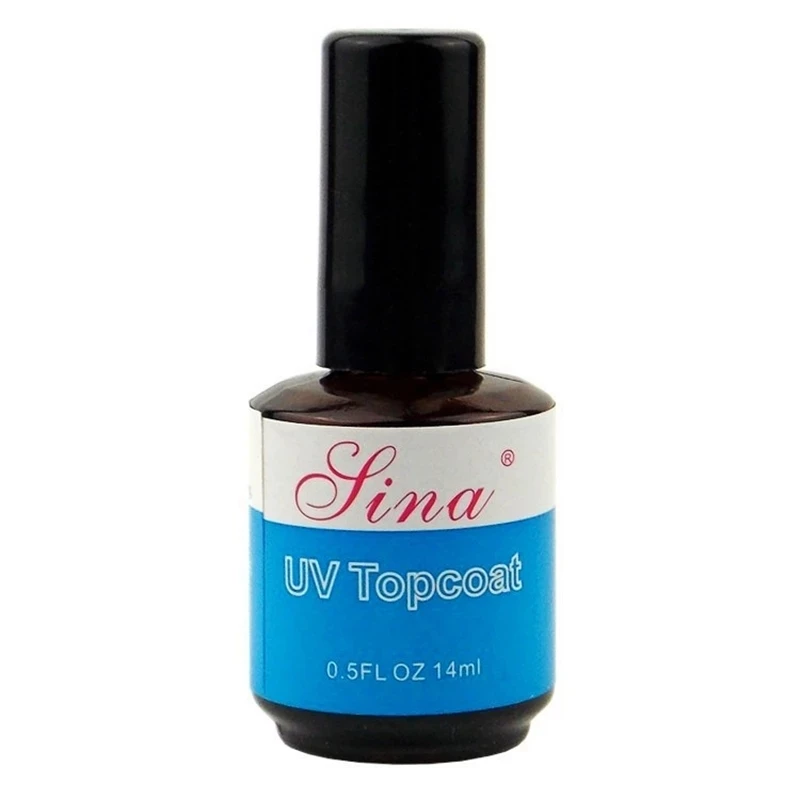 14ML UV Topcoat Base Gel Seal Glue Nail Art Armor Oil Gel Polish Gloss Nails Glue Professional Acrylic Nail UV Tools
