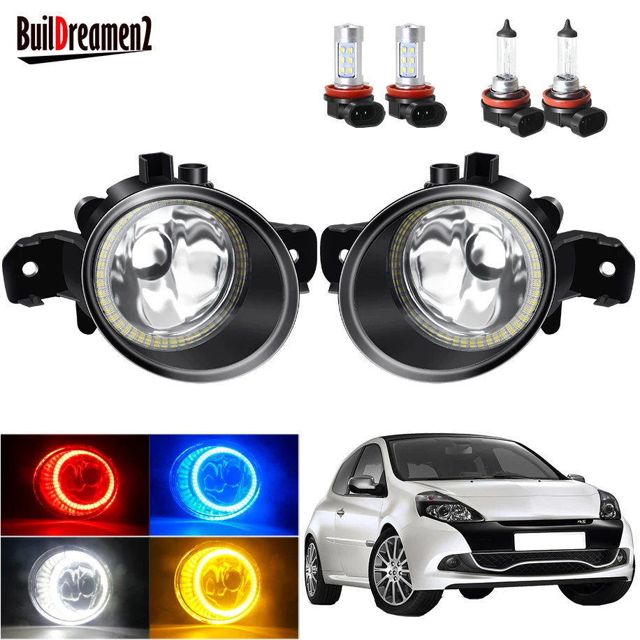 Противотуманные фасветильник Angel Eye в сборе для Renault Clio 3/III хэтчбека Grandtour Estate 2005-2014