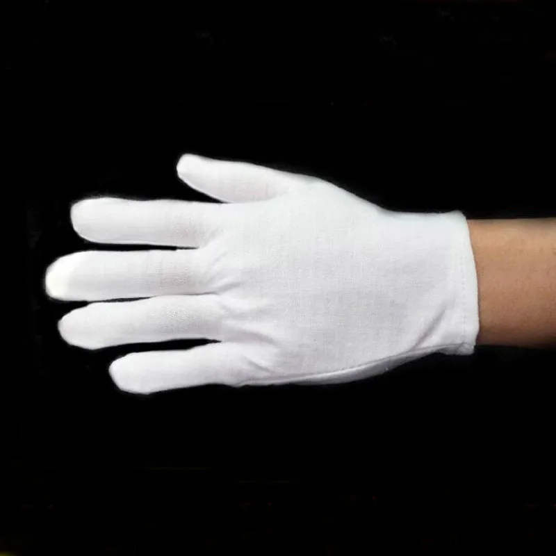 1 пара белые хлопковые перчатки для занятий спортом|golf gloves|glove golfgolf sport |