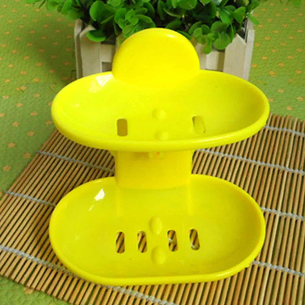 Новый модный хит продаж двухслойный крепкий присоска для ванной комнаты Soapbox