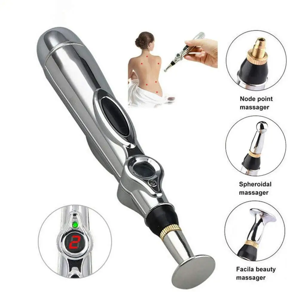 Electric-Acupuncture-Pen Therapy-Instrument Massage-Relaxation Meridian Energy-Body-Massager