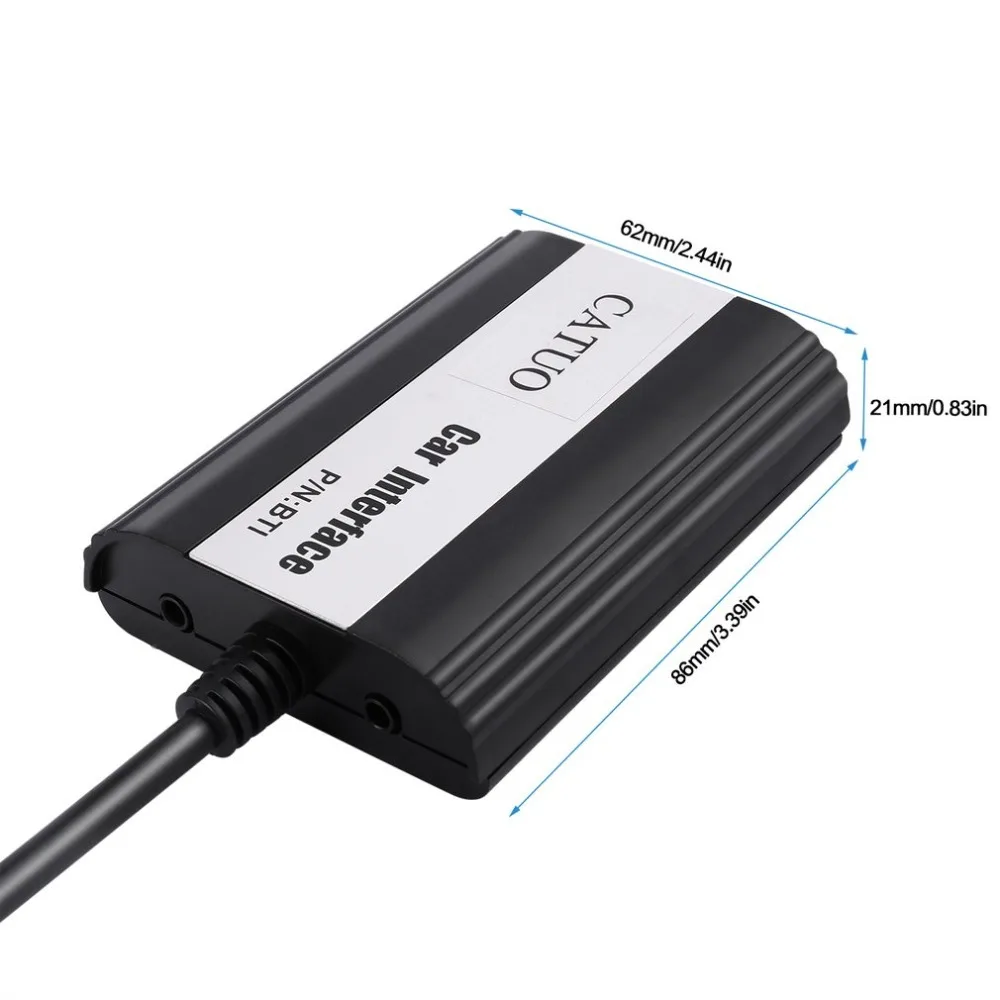 Catuo 3,5 мм AUX Вход CD качество звука беспроводной проигрыватель Streamimg Bluetooth музыка и Hands-free автомобильный интерфейс для автомобиля VOLVO