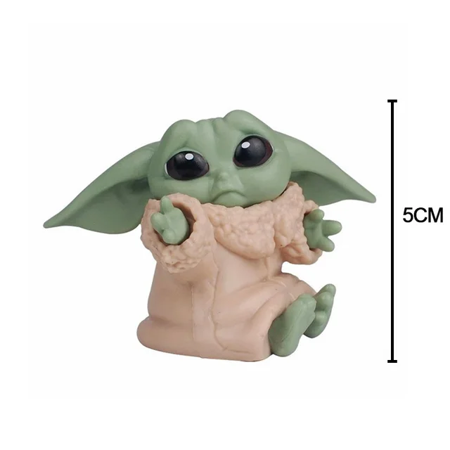 Collection De Jouets Figurines Disney Star Wars 8cm Bebe Yoda Grogu Mandalorian Mignon Ornement De Voiture Modele De Peripheriques Aliexpress
