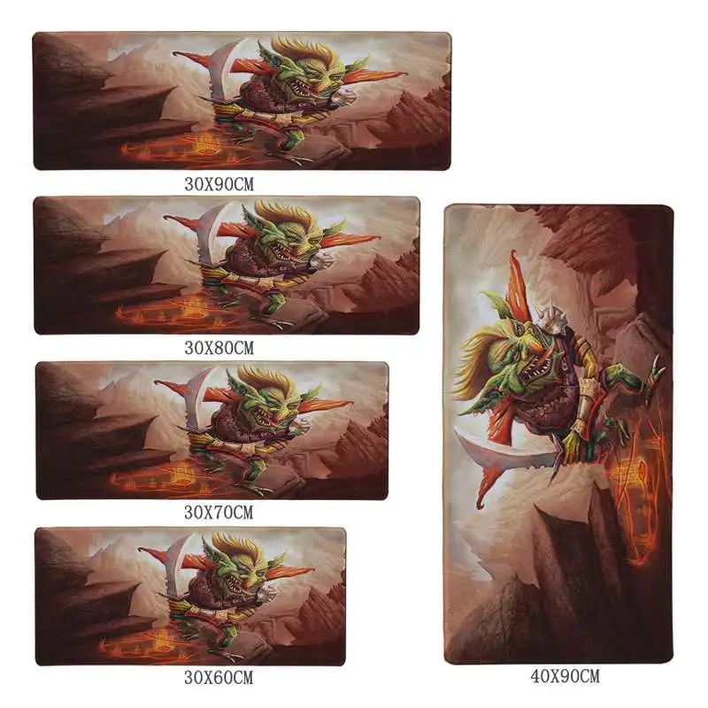 MaiYa In Highresgoblin beast monster Unique Desktop Pad Game Mousepad Size for 300*6000*2mm and 400*900*2mm Game Mousepad